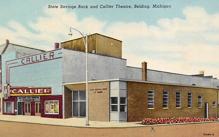 Callier Theatre - Old Post Card